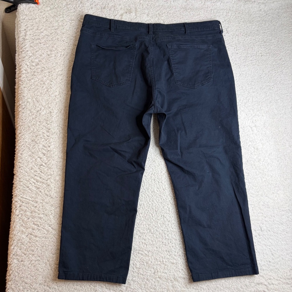 Flint and Tinder 365 Straight Fit Pants Navy Blue Chinos 42x32 Mens